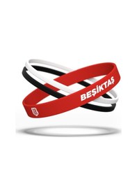 Resim Beşiktaş Orijinal Lisanslı Nostalji Beyaz Çocuk Forma + Bileklik Set Hediyelik Ahşap Kutulu Beyaz - Kırmızı - Siyah 