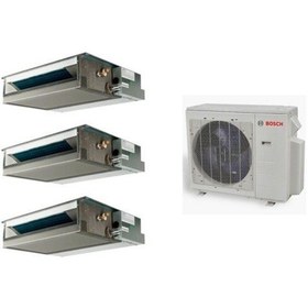 Resim Bosch 36000 BTU 1 Dış + 3 İç Ünite (12+12+18) Kanal Tipi Multi Inverter Klima 