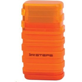 Resim Serve Steps Silgili Kalemtraş - Fosforlu Turuncu N11.2296 