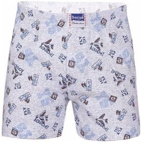 Resim Berrak Erkek Çocuk Penye Desenli Boxer 6 Adet-1554 