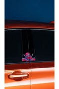 Resim HMNL Araç Kapı Direk Kaplama Folyosu Deadpool Desenli (SAĞ SOL TAKIM) (2 ADET) - 22x50 Cm 