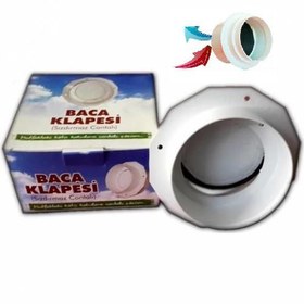 Resim KALİTE - Aspiratör Baca Klapesi Çekvalfi ÇEKVALF KLAPA 
