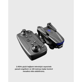 Resim Epilons Wi-Fi Bağlantılı 4K Drone Katlanabilir ve 360° Takla Özellikli 