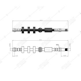 Resim SVAC 10-242 Arka Fren Hortumu A4 08-15 A5 10-17 Q5 09-17 