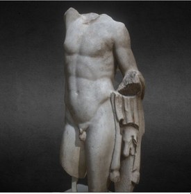 Resim Opencart Bir Satir'in Parçalı Tam Figür Heykeli Sadece Plastik Aparattır 