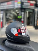 Resim LS2 Storm 2 Mat Siyah Full Face Motosiklet Kask 