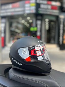 Resim LS2 Storm 2 Mat Siyah Full Face Motosiklet Kask 