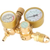 Resim Creatorally Kaynakçı Gaz Regülatörü Agron Co2 Ölçer Debimetre Vanası Mıg Tıg Debimetre G5/8in Erkek Dişli Giriş 1/4in Çıkış (Yurt Dışından) 