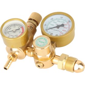 Resim Creatorally Kaynakçı Gaz Regülatörü Agron Co2 Ölçer Debimetre Vanası Mıg Tıg Debimetre G5/8in Erkek Dişli Giriş 1/4in Çıkış (Yurt Dışından) 