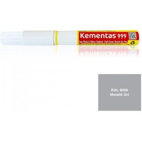 Resim Ral 9006 Metalik Gri Tam Örtücü Rötuş Kalemi Tam Örtücü Rötuş Kalemleri-13002 