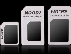 Resim Noosy: Nano ve Micro Sim Kart Adaptörü Noosy: Nano ve Micro Sim Kart Adaptörü