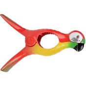 Resim Samdoo Yüksek Kaliteli Plastik Kuş Desenli Plaj Havlusu Tutucu Rüzgar Engeli Klemensi Kolay Kullanım 