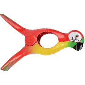 Resim Samdoo Yüksek Kaliteli Plastik Kuş Desenli Plaj Havlusu Tutucu Rüzgar Engeli Klemensi Kolay Kullanım 