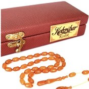 Resim ZAR KEHRİBAR TESBİH SİSTEMLİ BALRENGİ KAPSÜL MODEL 