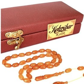 Resim ZAR KEHRİBAR TESBİH SİSTEMLİ BALRENGİ KAPSÜL MODEL 