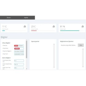 Resim Argekip Eczaneler Için 5 Metre Problu Sıcaklık ve Nem Takip Cihazı 