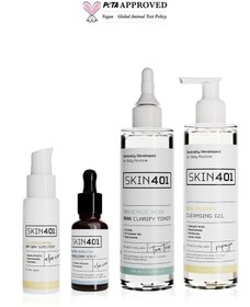 Resim Skin401 tam koruma gündüz bakım rutini (karma ve yağlı cilt tipleri) 
