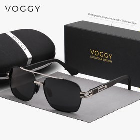 Resim VOGGY Retro Polarize Edilmiş Metal Güneş Gözlüğü - Şık UV400 Koruma, Hafif Bakır Alaşımlı Çerçeve, Sürüş, Yürüyüş, Bisiklet, Balıkçılık ve Açık Hava Aktiviteleri için İdeal, Koruyucu Kılıf Dahil, Bisiklet Güneş Gözlüğü | Retro Tarz | Dayanıklı Tasarım, Güneş Gözlüğü Aksesuarı 