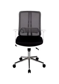 Resim Ofisbazaar Up Beyaz Fileli Çalışma Koltuğu Ergonomik Şef Ve Toplantı Koltuğu Siyah Fileli Siyah 