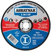 Resim Askaynak Taşlama Taşı Metal 230 x 6 x 22 NK 