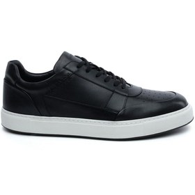 Resim Greyder 64702l Siyah Hakiki Deri Erkek Sneaker 