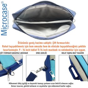 Resim Microcase Apple Uyumlu iPad Pro 11 2025 İle Tablet Çanta+bluetooth Klavye+mouse+tablet Standı Siyah-al4840 Omuz Çantası 