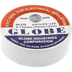 Resim Globe Elektrik Bant Beyaz 