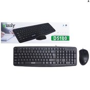 Resim İzoly D5100 Usb Kablolu Q Klavye Mouse Set 