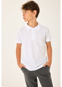 Resim Rolypoly Erkek Çocuk Beyaz T-shirt 5274-49297 Beyaz 