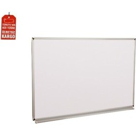 Resim Akyazı Emaye Duvara Monte Yazı Tahtası 120X270 - Beyaz 