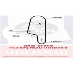 Resim GATES 5427XS TRIGER EKSANTRIK KAYISI GOLF III POLO HB 95-99 1.4 8 