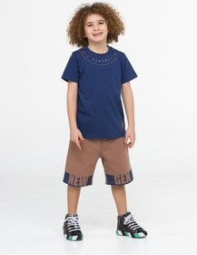 Resim Casabony New Gen Kahve Şort + T-shirt Takım - Kahverengi 