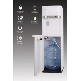 Resim Kiwi Kwp-8560 Buz Makineli Su Sebili 