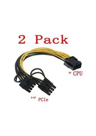 Resim 8 Pin Cpu - 2X8 Pin Pcı-E Çevirici Kablo 