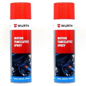 Resim 2X Würth Motor Temizleyici Sprey 500 Ml Su Gerekmez 