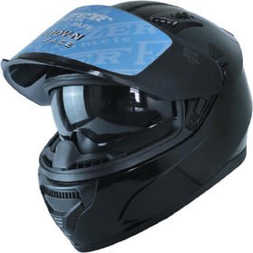 Resim Fazer 211-DV Full Face Kask Parlak Siyah 
