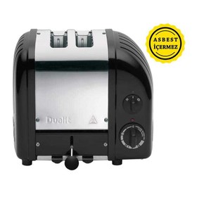 Resim Dualit 27035 Classic Ekmek Kızartma Makinesi, 2 Hazneli, El Yapımı, Siyah 