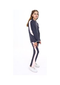 Resim Toontoy Kids Toontoy Kız Çocuk Baskılı Eşofman Takım Füme 