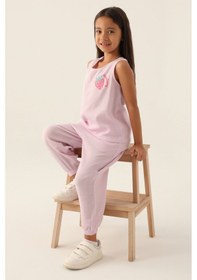 Resim Rolypoly Zero Arm Mor Kız Çocuk Pijama Takımı 5274-42951 Rose 
