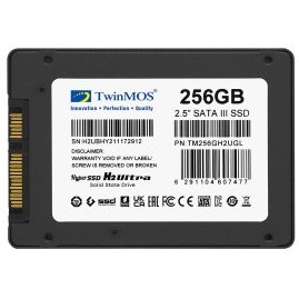 Resim Twinmos TM256GH2UGL 2.5" 256 GB 580/550 MB/S TLC 3D NAND SATA 3 SSD 
