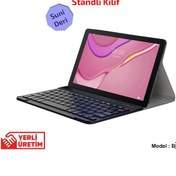 Resim Huawei Uyumlu Matepad T10S 10.1 Inch Bluetooth Klavyeli Stand Kılıf Bkk4 
