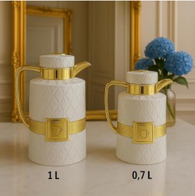 Resim decovien ŞIK TASARIMLI 2 Lİ LÜKS TERMOS SETİ - 1 LİTRE VE 0.7 LİTRE 