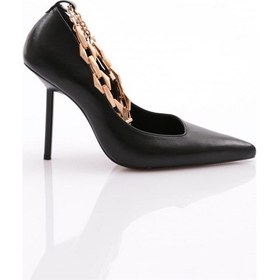 Resim Dgn 4535 Kadin Topuklu Ayakkabi 4535-2446-R1534 Siyah 