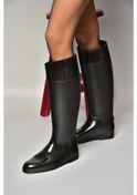 Resim Fox Shoes T858712109 Siyah Yağmur Çizmesi Siyah-Suni Deri 