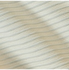 Resim Mikrofiber Şönil Fitilli Minimalist Koltuk Örtüsü - 175x215 Cm, Çift Taraflı, Kaymaz, Terletmez Ekru Ekru 
