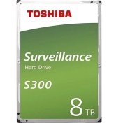 Resim Toshiba 8TB HDWT380UZSVA S300 3.5" 7200RPM 7-24 Güvenlik Diski 