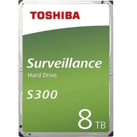 Resim Toshiba 8TB HDWT380UZSVA S300 3.5" 7200RPM 7-24 Güvenlik Diski 