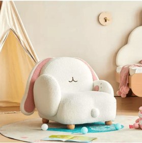 Resim innature Rabbit Teddy Kumaşlı Yumuşak Soft Oturumlu Çocuk Koltuğu - Home 