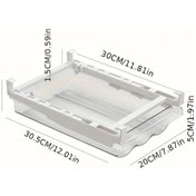 Resim Xuweiwei 1 Adet 21 Gözlü Şeffaf Plastik Yumurta Saklama Kabı, Dondurucu Ve Raf Düzenleyici 