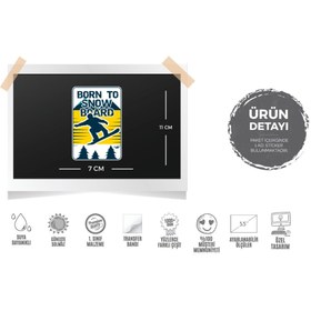 Resim Bay Etiket Hbg50 Snowboard Yapmak Icin Dogmus Etiketi 